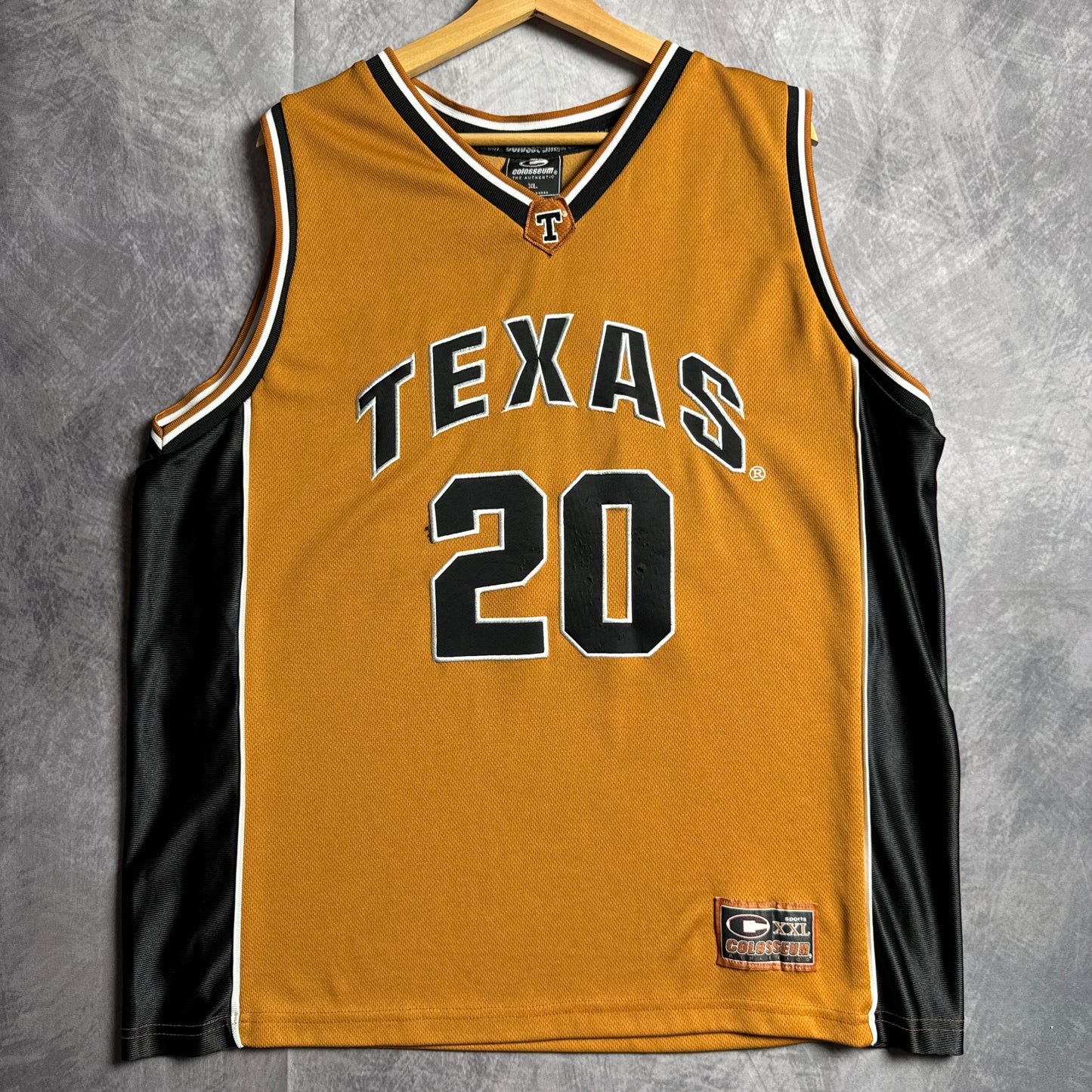 00s Orange Texas Longhorns #20 Basketball Jersey 4618