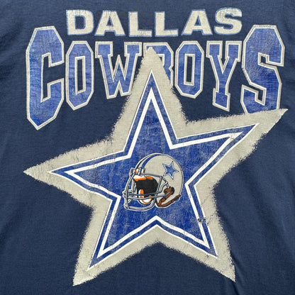 90s Blue Dallas Cowboys Longsleeve Shirt 4261