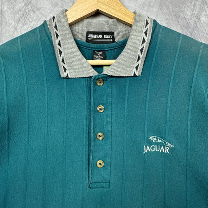 90s Teal Jaguar Polo Shirt 4033