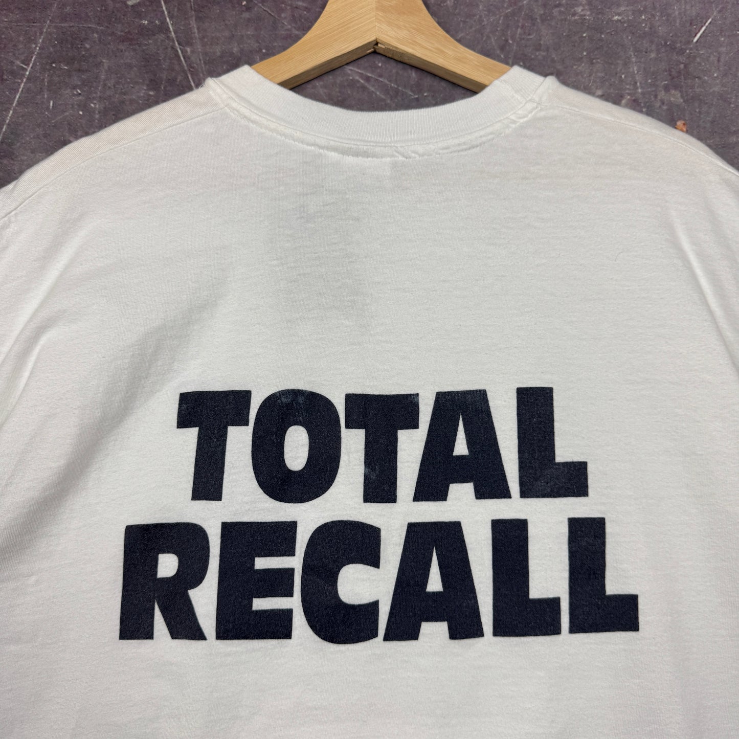 90s White Yale Total Recall Department of Anesthesiology  Shirt XL 0848