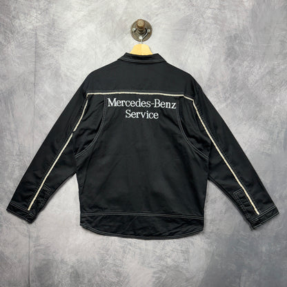 00s Black Mercedes Benz Service Light Jacket 3995