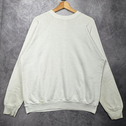 80s White Texas Longhorns Crewneck Sweatshirt 4361