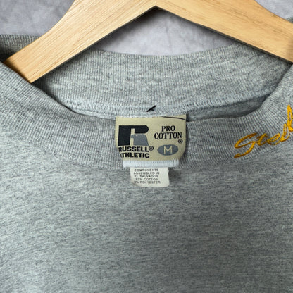 Early 00s Grey Pittsburgh Steelers Mock Neck Shirt 4193