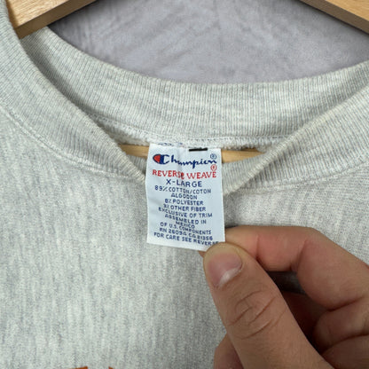 90s Grey Champion Reverse Weave Football Texas Longhorns Crewneck Sweatshirt 4377
