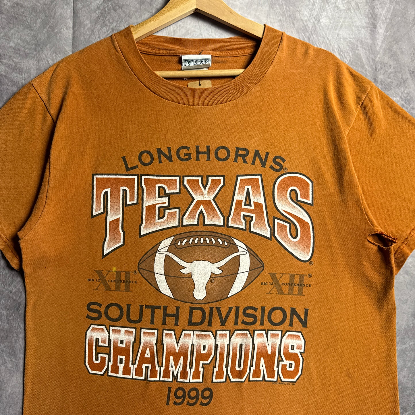 1999 Orange Texas Longhorns South Division Champions Shirt 4479