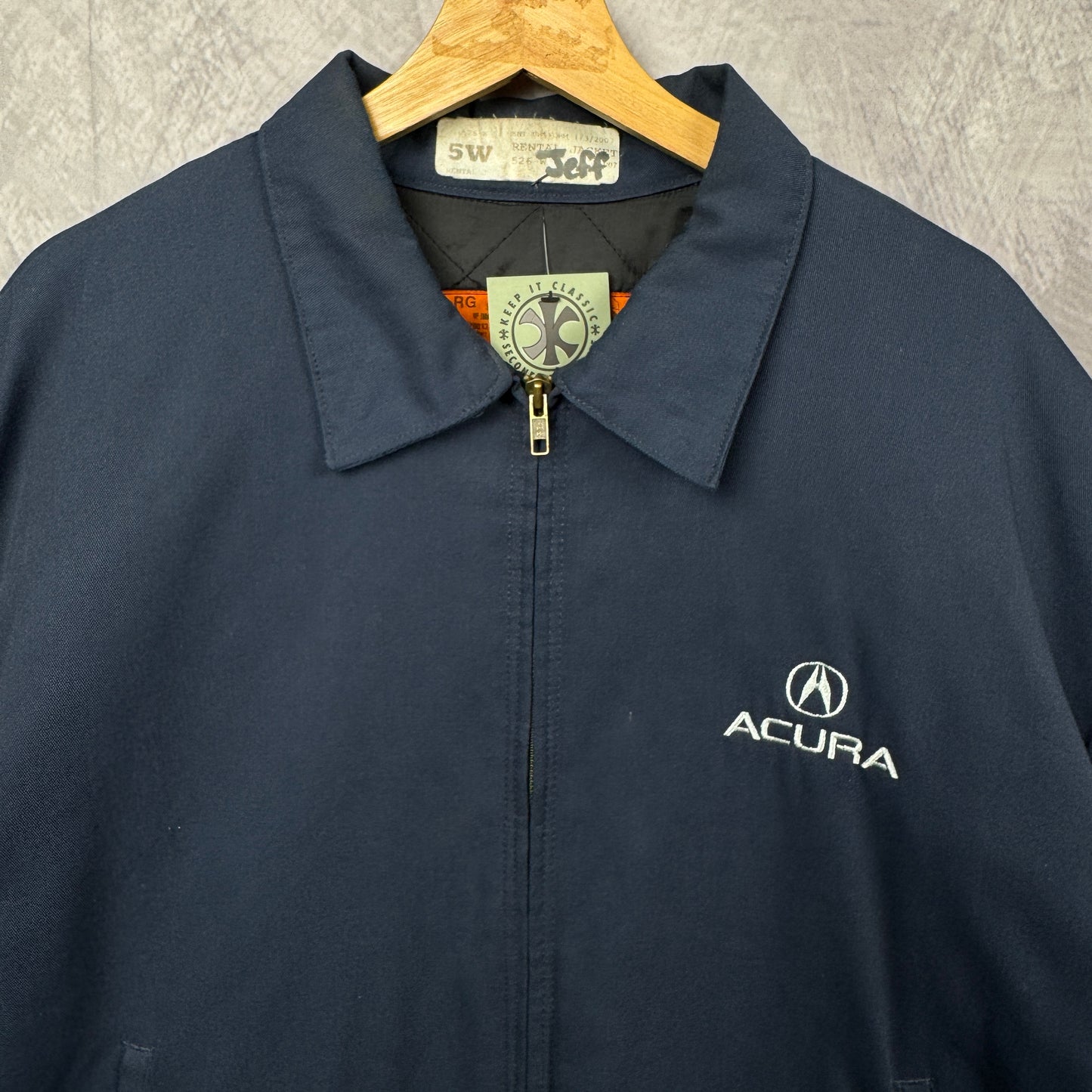 90s Blue Acura Work Jacket 4012