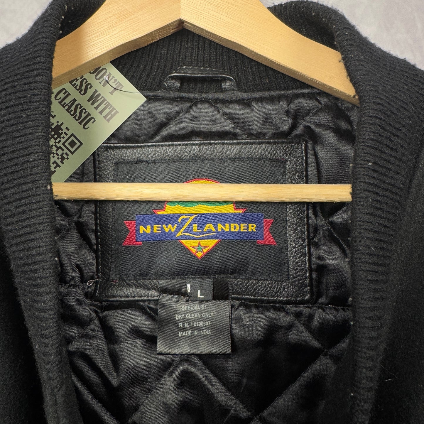 00s Black Audi Letterman Jacket 4040