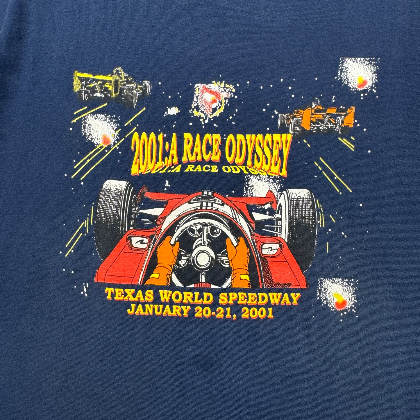2001 Blue A Race Odyssey Shirt 3974