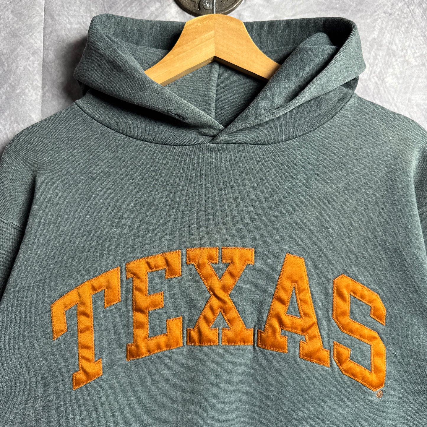 90s Grey Russell Texas Longhorns Hoodie 4427