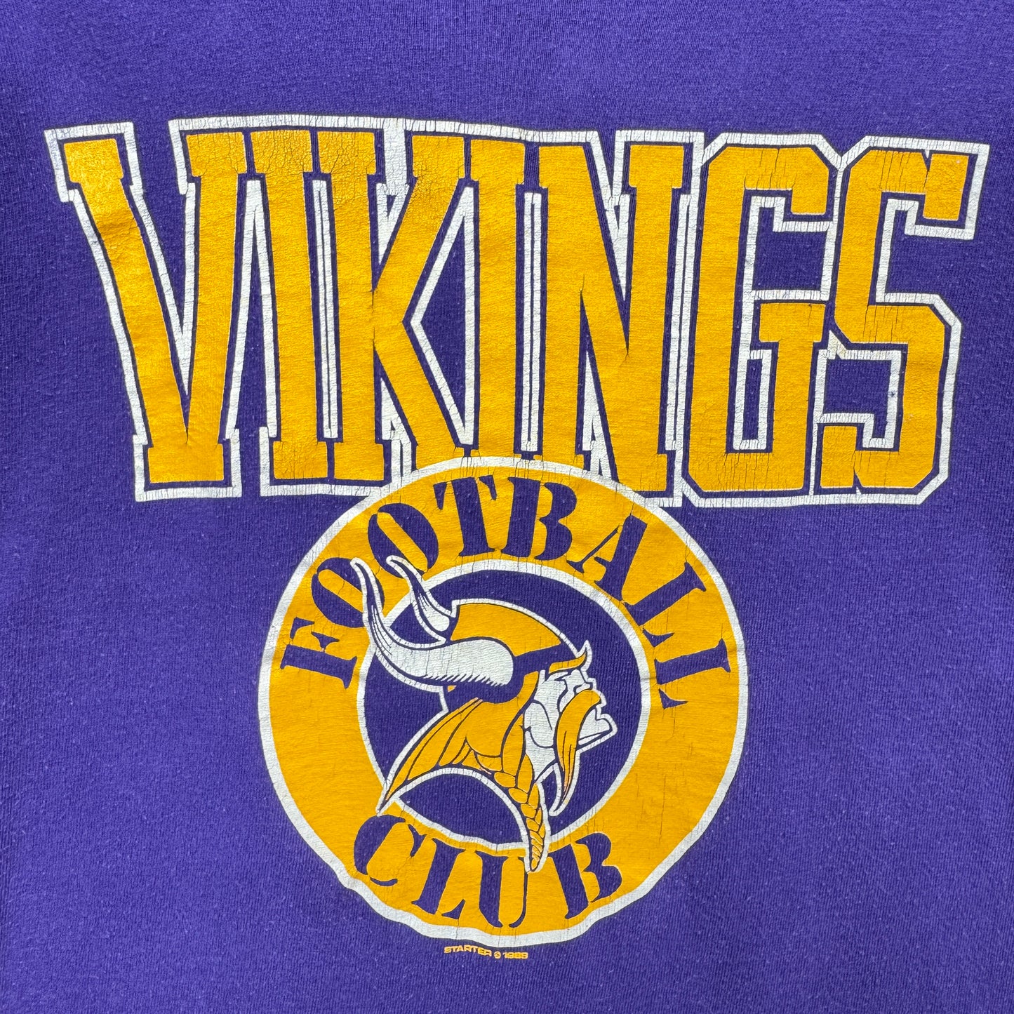 1989 Purple Minnesota Vikings Shirt 4255