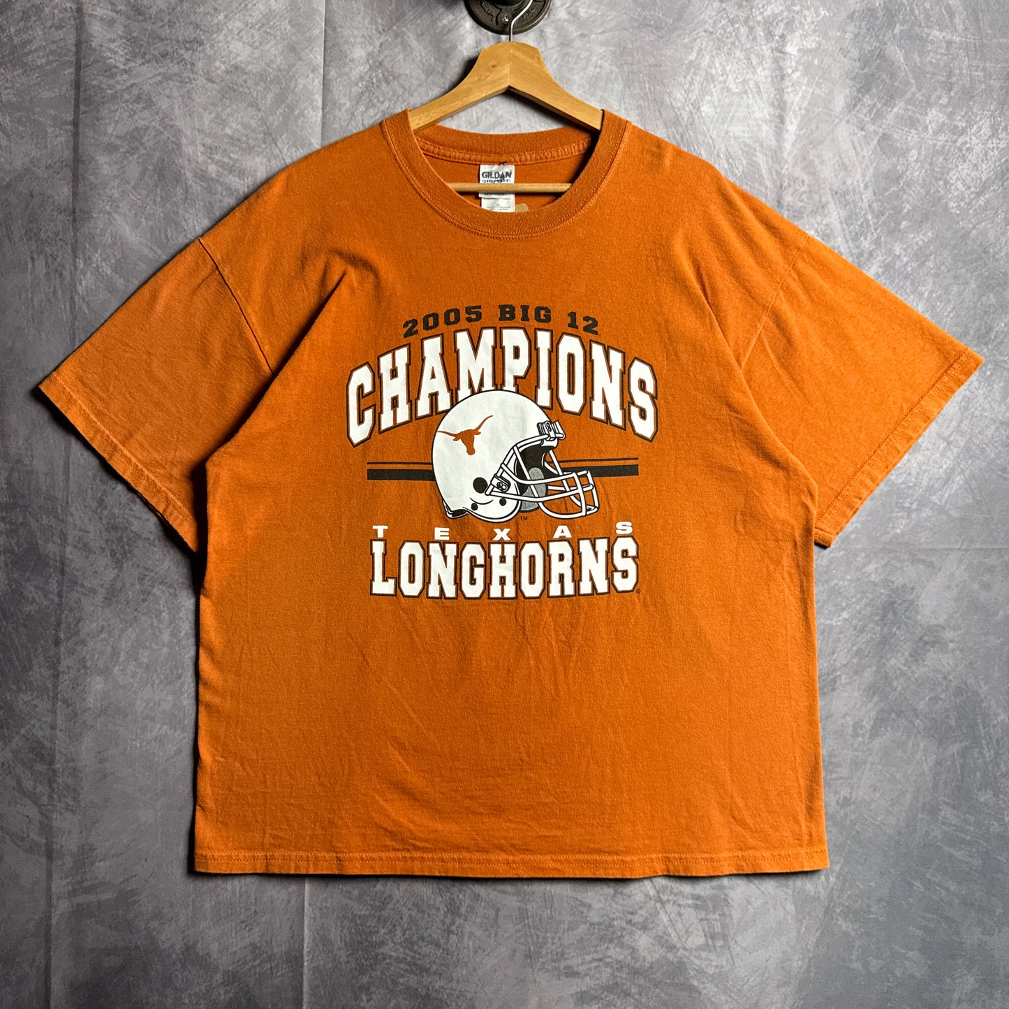 2005 Orange Texas Longhorns Big 12 Champions Shirt 4497