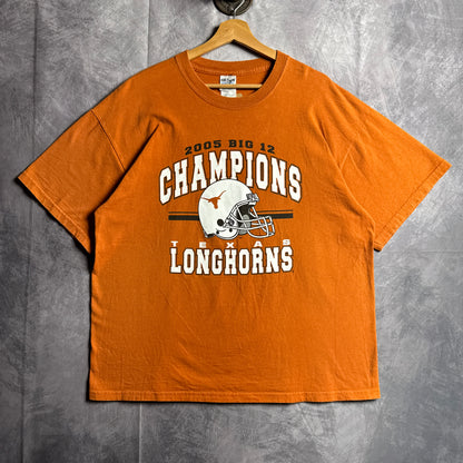 2005 Orange Texas Longhorns Big 12 Champions Shirt 4497