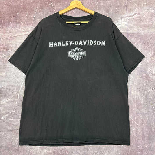 00s Faded Black Harley Davidson Shirt 3205