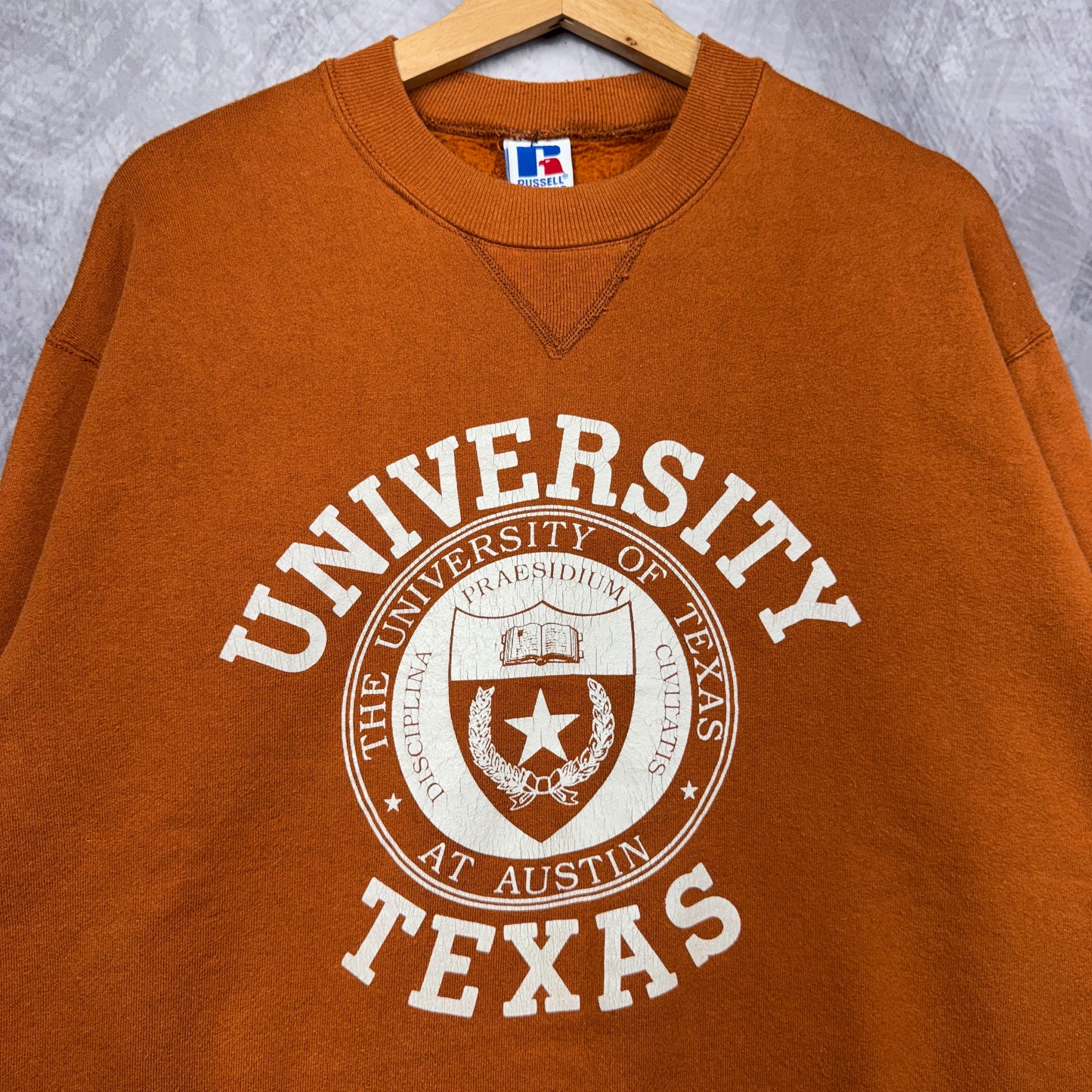 90s Orange Texas Longhorns Crewneck Sweatshirt 4358
