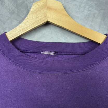 90s Purple Minnesota Vikings Crewneck Sweatshirt 4136