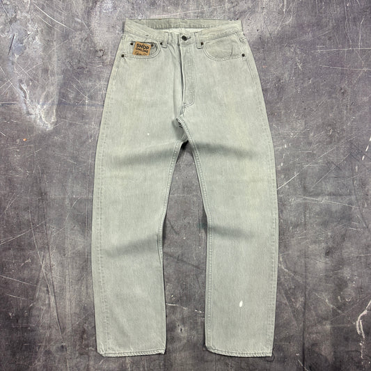 80s Faded Gray Levis 501 Jeans 30x31 X72