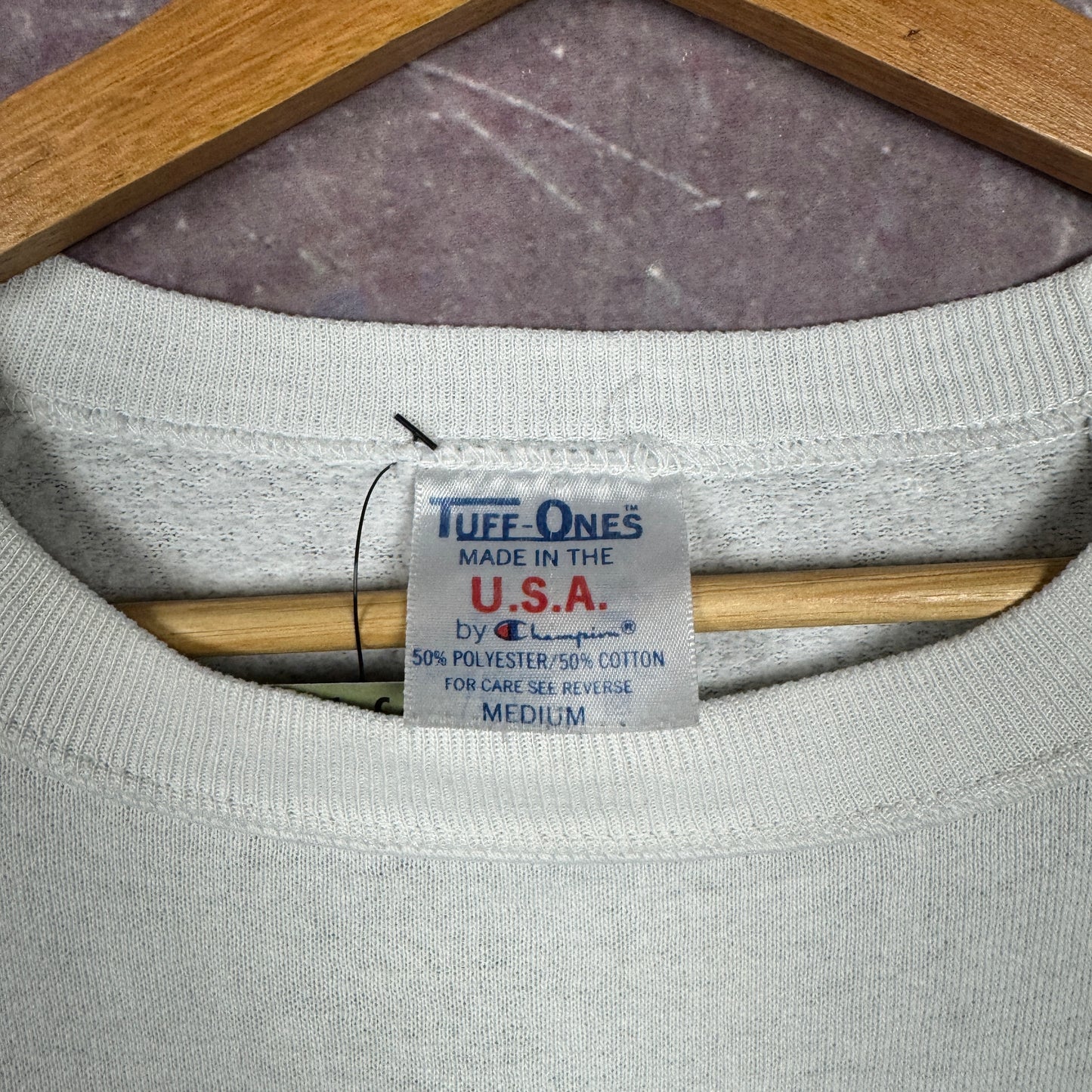 90s White UNC Tar Heels Sweatshirt 3397