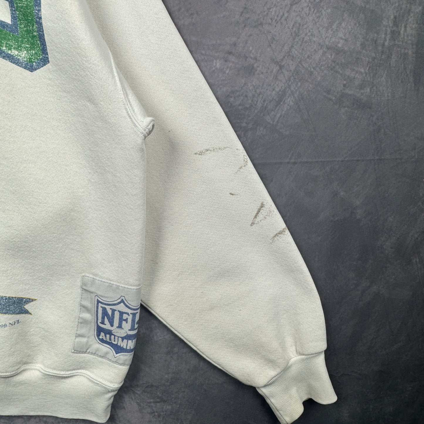 90s White New York Jets Crewneck Sweatshirt 4113