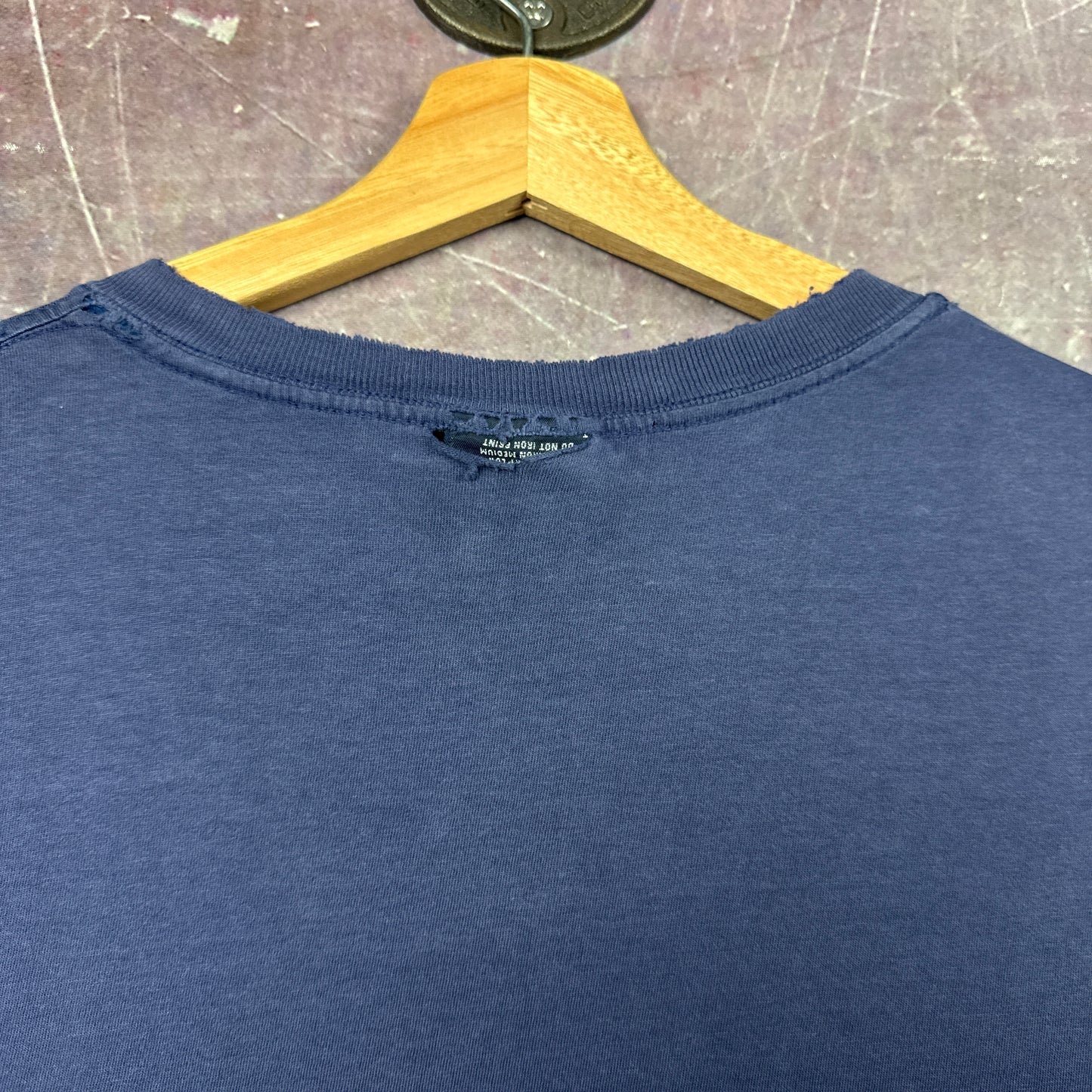 90s Navy Blue Polo Bear Shirt 3593