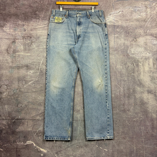 90s Light Wash Levi's 505 Denim Jeans 34x30 0764