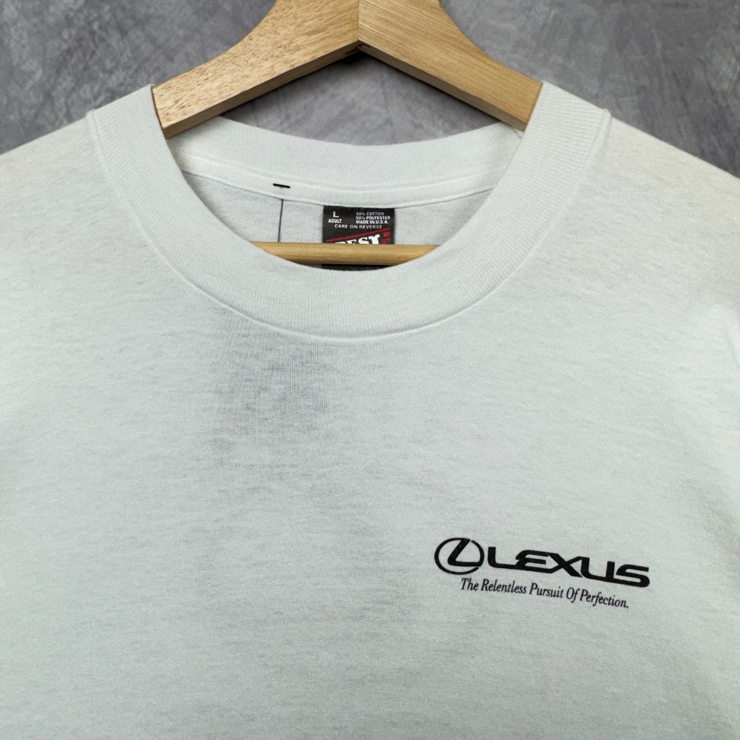 90s White Lexus Shirt 3905