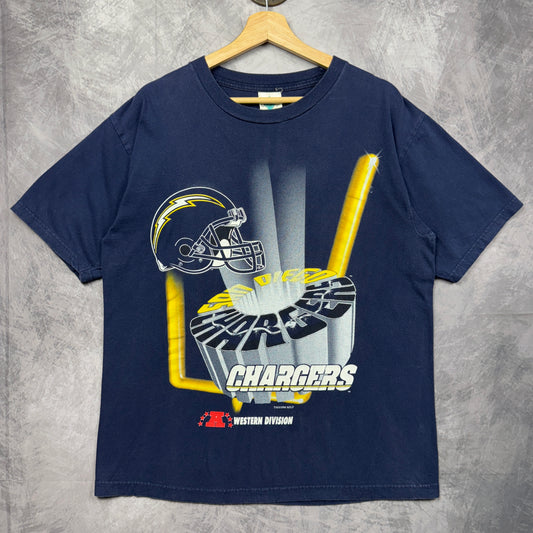 1995 Blue San Diego Chargers Shirt 4217