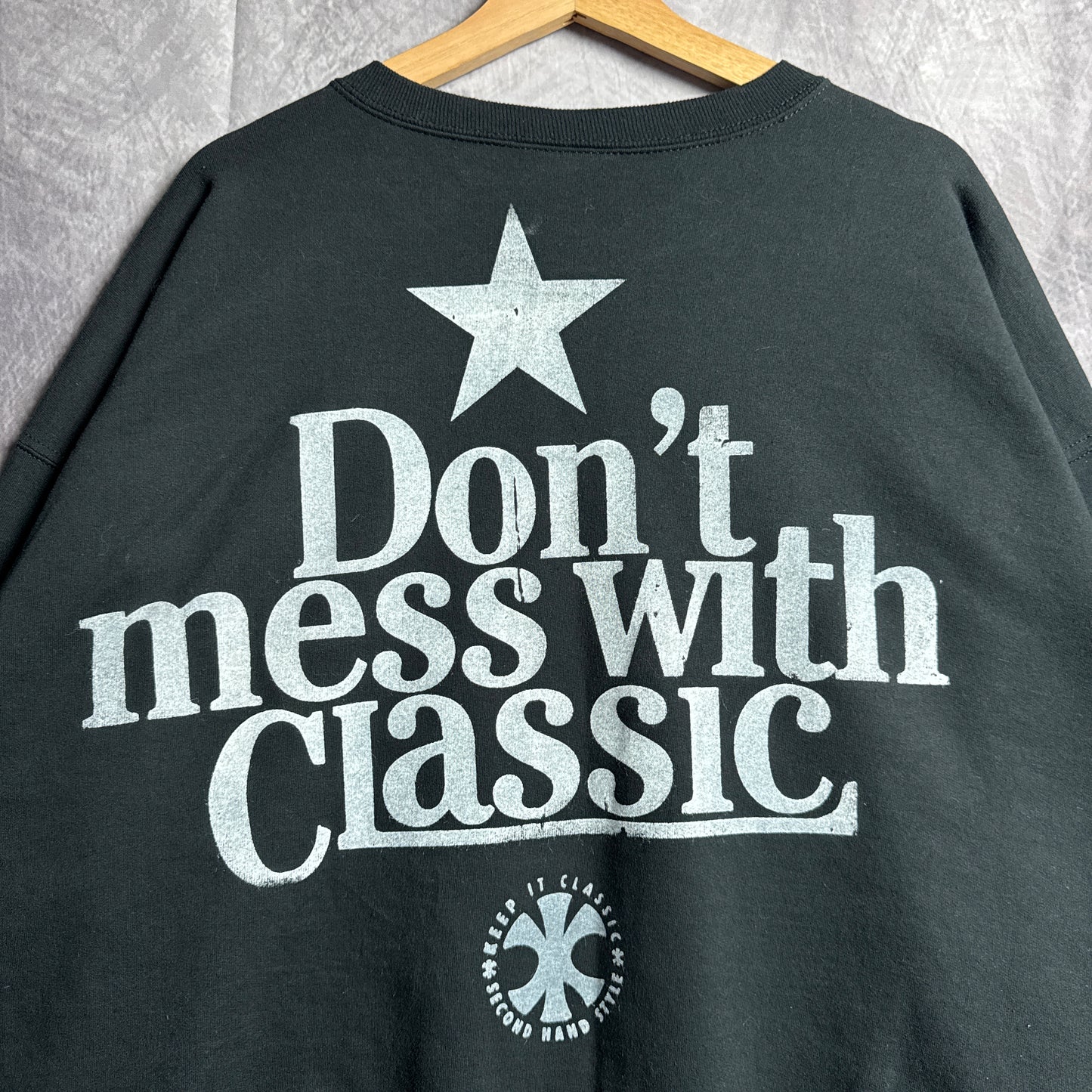 Black Don’t Mess With Classic Texas Longhorns Crewneck Sweatshirt 4398