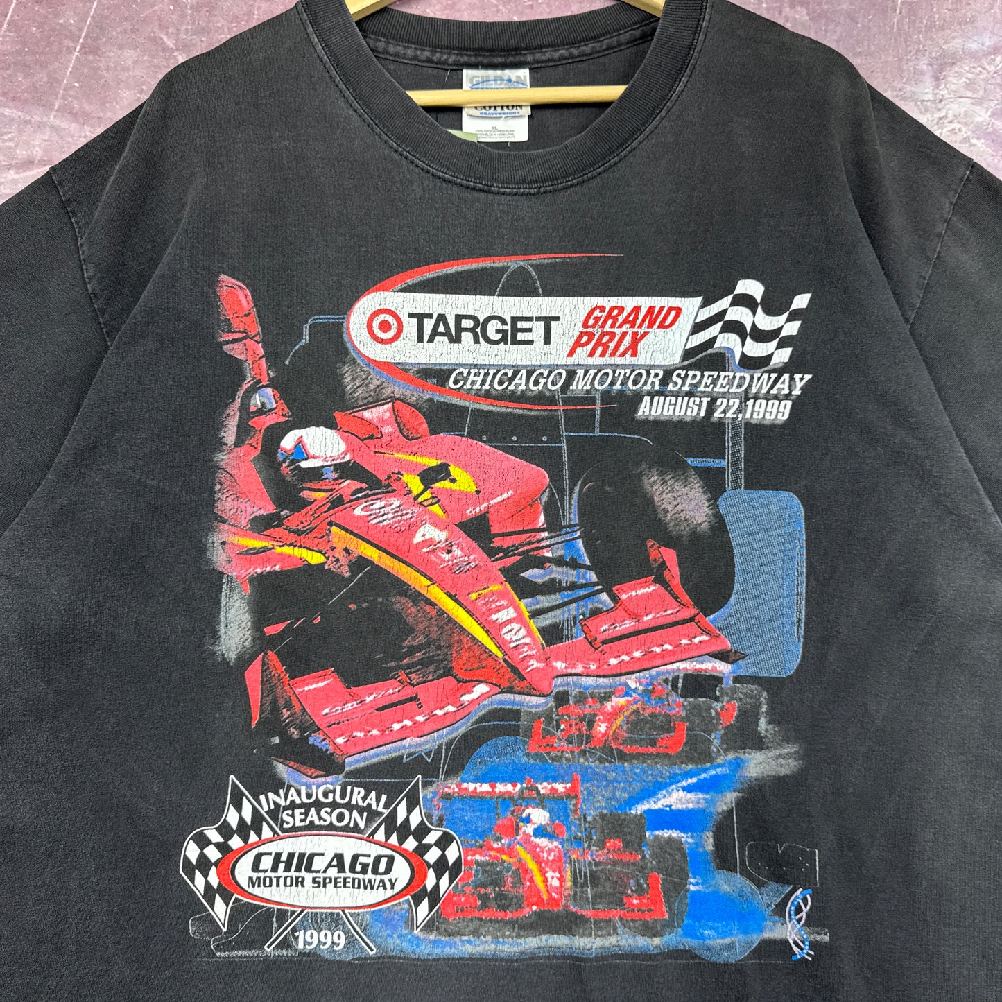 1999 Black Chicago Motor Speedway Shirt 3842