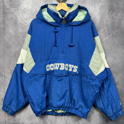 90s Blue Dallas Cowboys Starter Jacket 4088