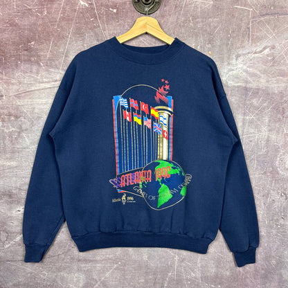 1996 Navy Blue Atlanta Olympics Sweatshirt 3487