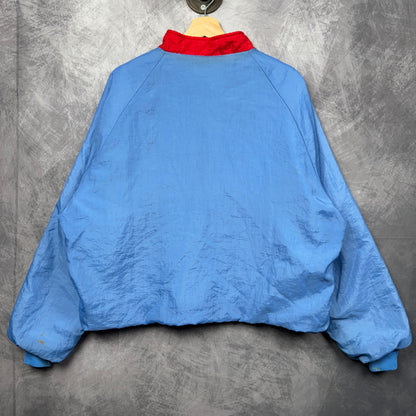 90s Red and Blue Houston Oilers Jacket 4276