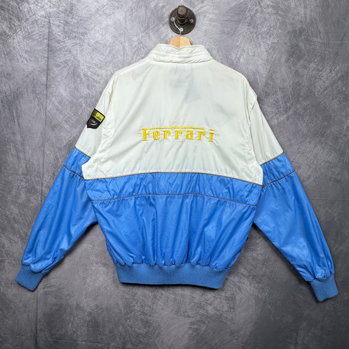80s White and Blue Ferrari Jacket 4010