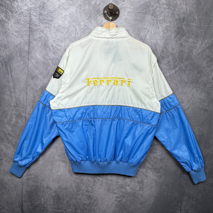 80s White and Blue Ferrari Jacket 4010