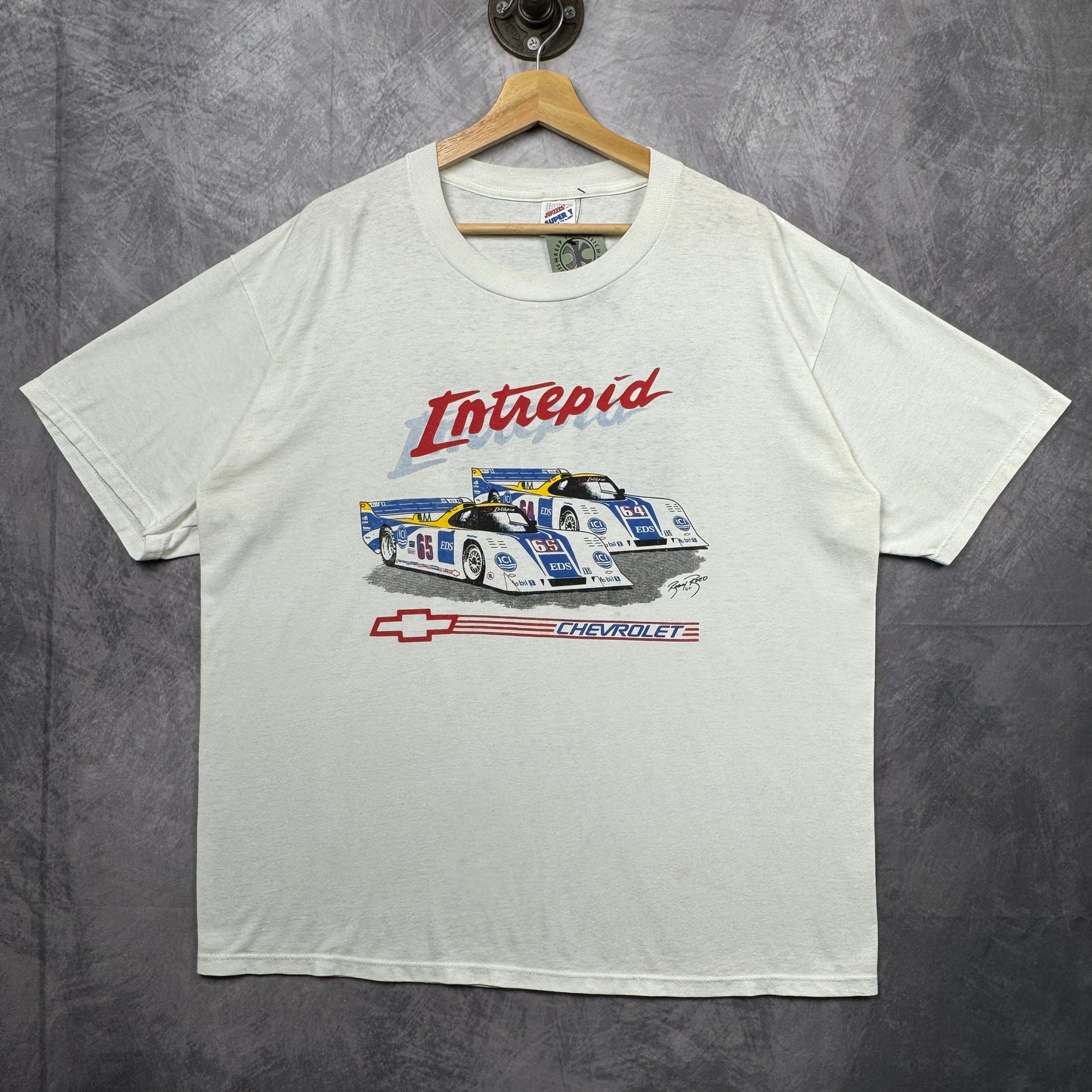 90s White Chevrolet Intrepid Shirt 3949