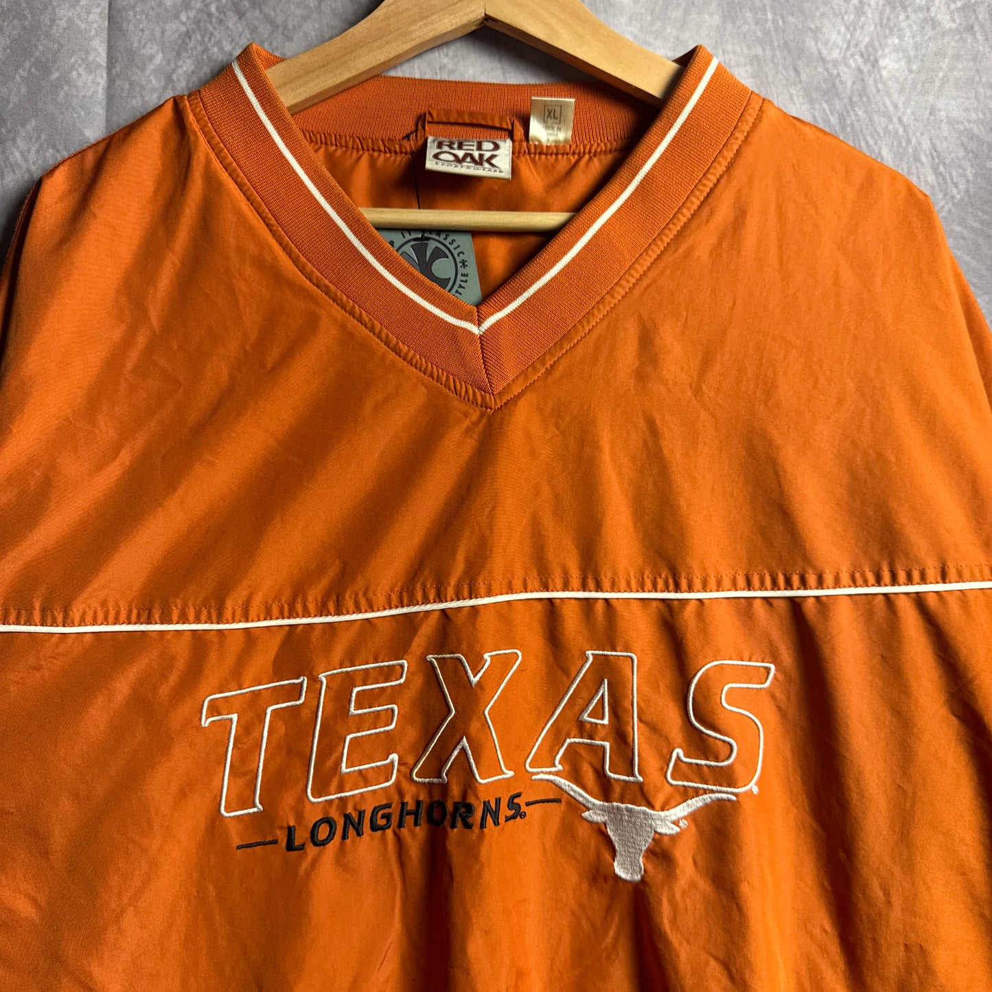 00s Orange Texas Longhorns Pullover Warmup 4580