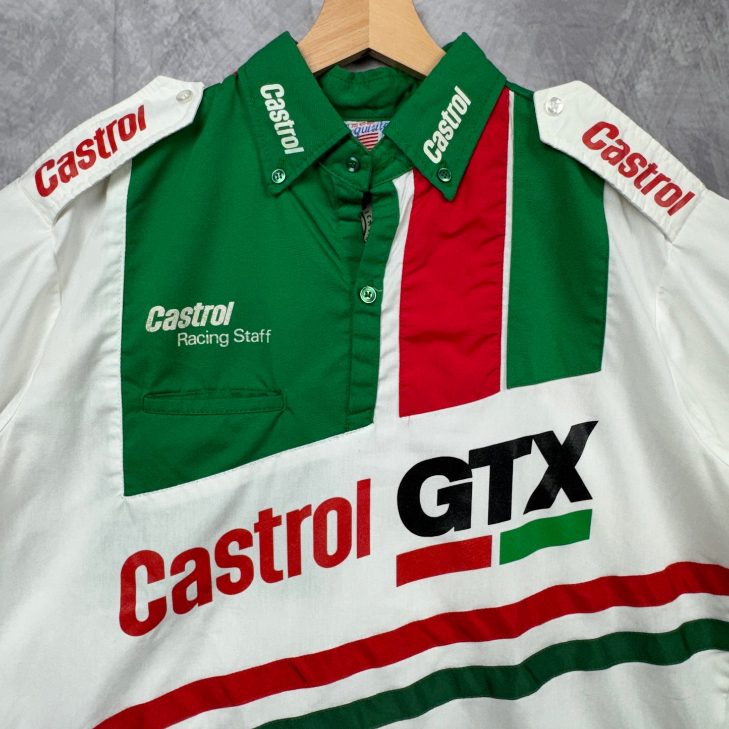 90s White Castrol GTX Racing Shirt 3910