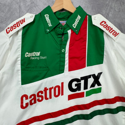 90s White Castrol GTX Racing Shirt 3910