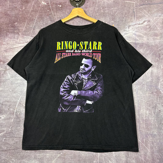 1995 Black Ringo Starr And His Third All Starr Band World Tour Graphic Shirt L 2960
