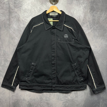 00s Black Mercedes Benz Service Jacket 4075