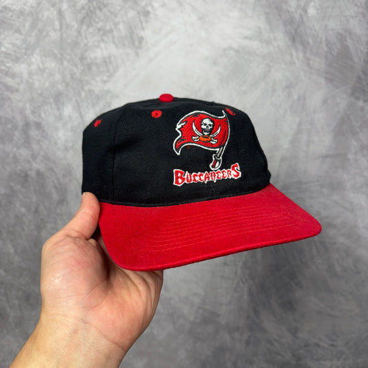 90s Black Tampa Bay Buccaneers Snapback Hat 4301