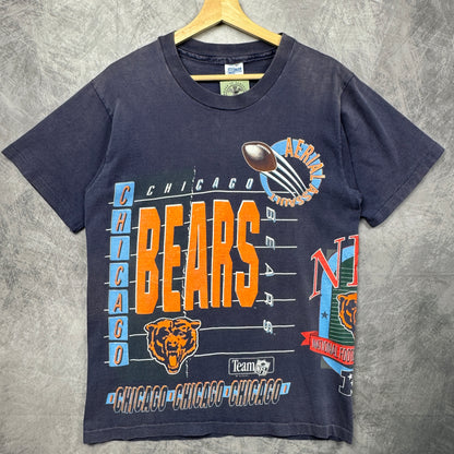 90s Blue Chicago Bears Shirt 4257