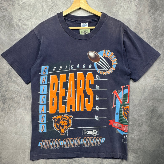 90s Blue Chicago Bears Shirt 4257