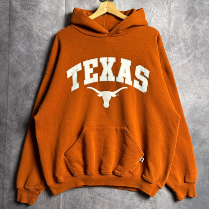 90s Orange Russell Texas Longhorns Hoodie 4429