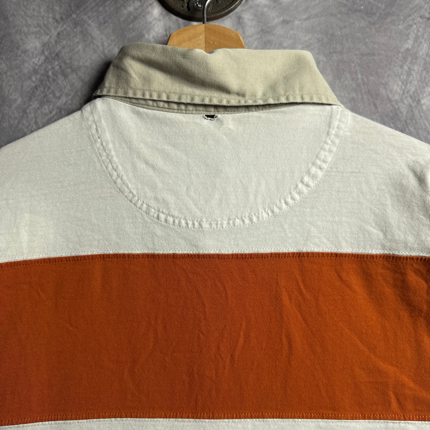 90s Multi Color Texas Longhorns Rugby Shirt 4504