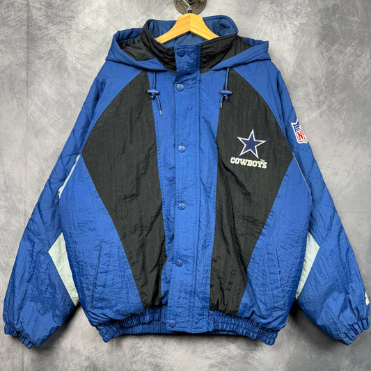 90s Blue Dallas Cowboys Starter Jacket 4086