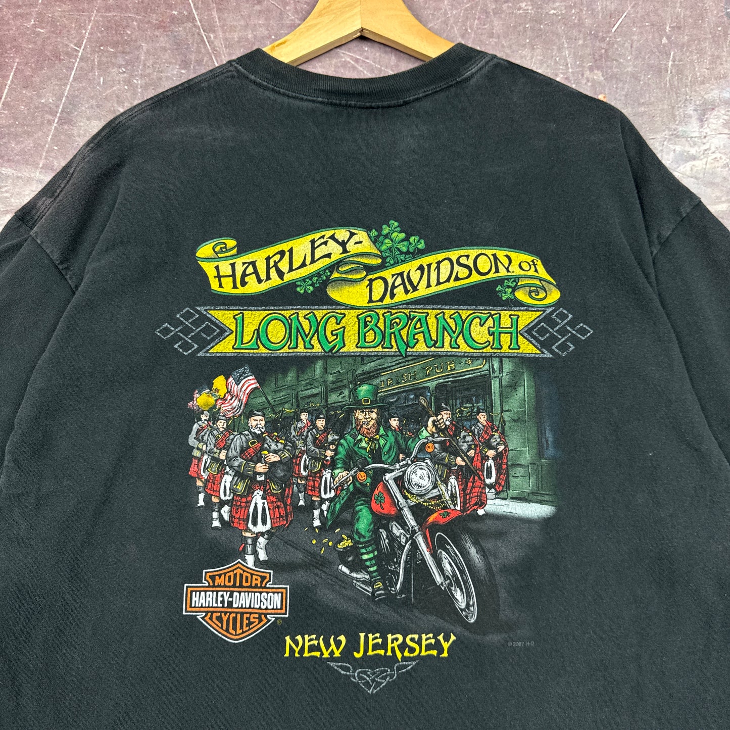 00s Black Harley Davidson Shirt 3209