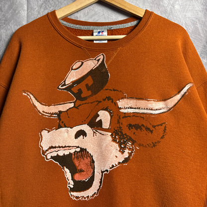 Orange Don’t Mess With Classic Texas Longhorns Crewneck Sweatshirt 4403