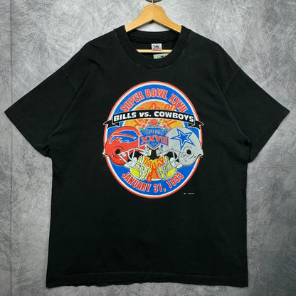 1993 Black Super Bowl XXVII Shirt 4224