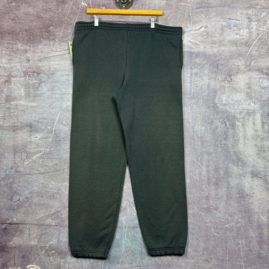 90s Faded Black Fruit of the Loom Jogger Baggy Sweatpants 38x28 2048