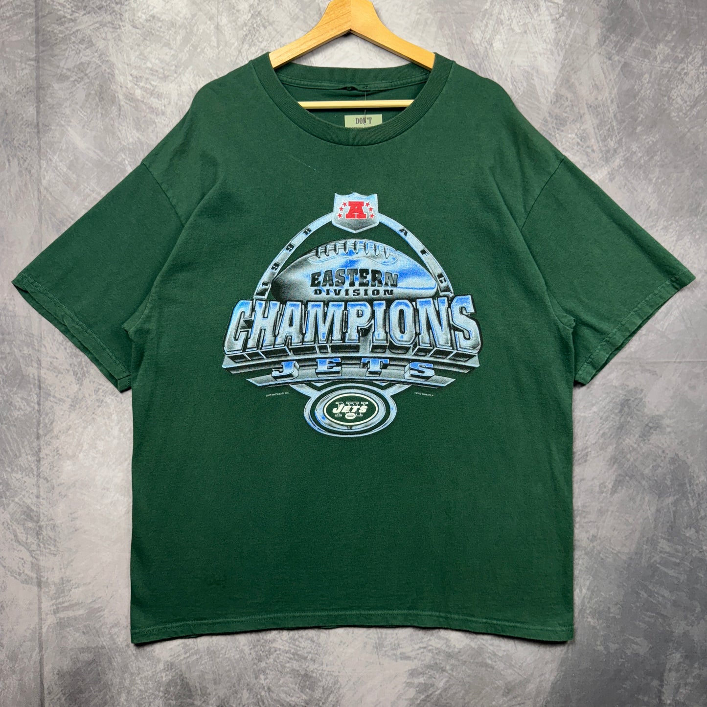 1998 Green New York Jets Shirt 4149